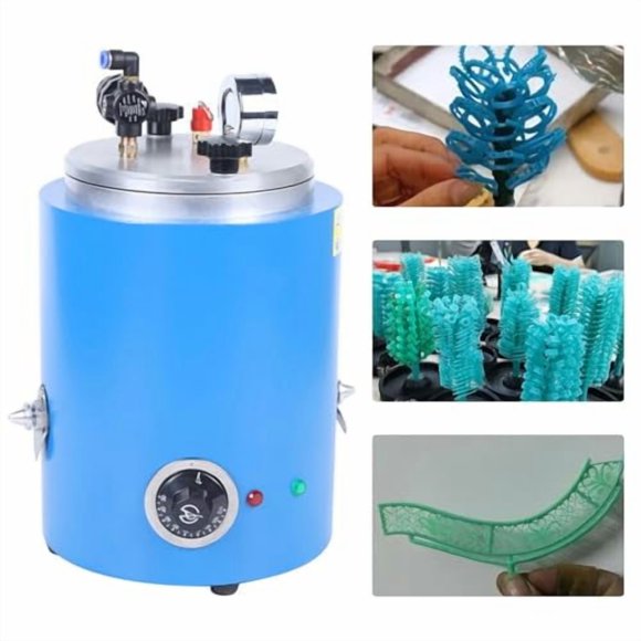 2.2L Wax Injector, 500W Wax Injector Machine, Adjustable Temperature 30-110 Wax Casting Machine, Round Barrel Mold Casting Wax Injection Wax Machine for Jewelry Wax Injection