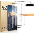 thumbnail image 1 of [2+2Pack] Galaxy S10 Plus 6.4 Inch Screen Protector 9H Tempered Glass + Camera Lens Protector [Bubble Free][Fingerprint Unlock],Full Coverage Hd Clear Glass Film For Samsung Galaxy S10 Plus 6.4 Inch, 1 of 6