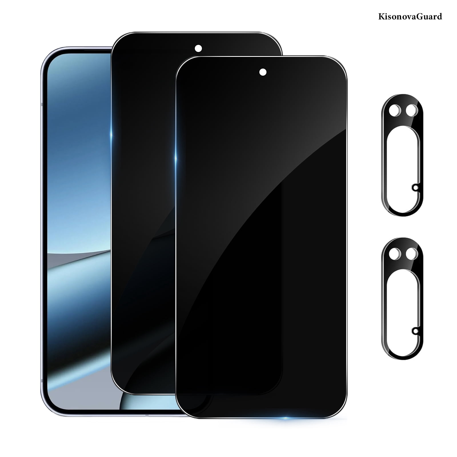 [2+2Pack] KisonovaGuard for Google Pixel 10 Pro XL Screen Protector and ...