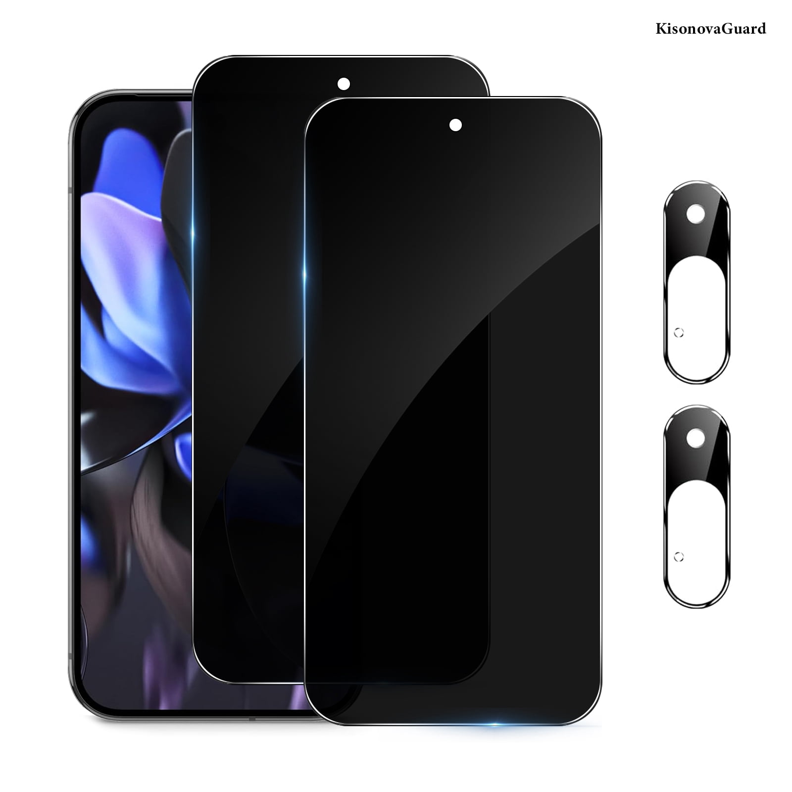 [2+2Pack] KisonovaGuard for Google Pixel 9 Screen Protector and Camera ...