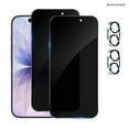 thumbnail image 1 of [2+2Pack] KisonovaGuard for iPhone 17 Screen Protector and Camera Lens Film[Privacy Tempered Glass Protector][9H Hardness][No-Bubble][3D Full Coverage]for iPhone 17, 1 of 7