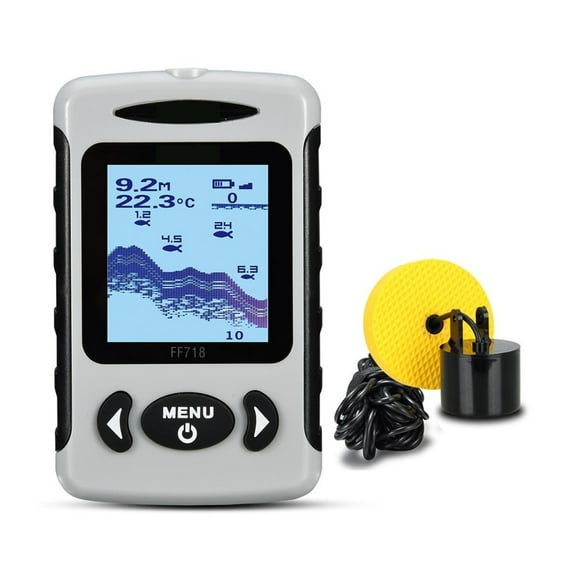2.2inch LCD Portable Fish Finder 200KHz/83KHz Dual Sonar Frequency 100M Detector For Ice Fishing Tackle ,Easy to Use