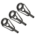 thumbnail image 1 of 2.2mm Tube Dia Stainless Steel Fishing Rod Tips Repair Kit Ring Guide, 3 Pack, 1 of 6