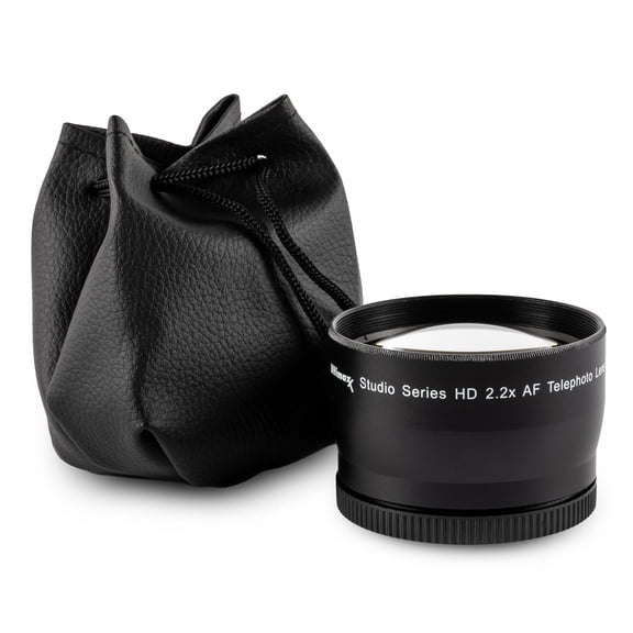 Ultimaxx 2.2x  55mm AF Professional Telephoto HD Lens for All DSLR Camera Lens with Same Filter Thread Size