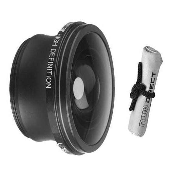 2.2x Teleconverter Lens For Sony HDR-XR150 + Stepping Ring (30mm-37mm) + Nwv Direct Microfiber Cleaning Cloth