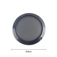 thumbnail image 2 of Round Metal Speaker Mesh Grille – Decorative Dust Cover For 4,5,6.5,8,10 Inch Speakers (Black) 2 of 3