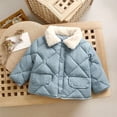 thumbnail image 1 of 2 3 4 5 6 7 Yrs Kids Children Outerwear Winter Clothes for Boys Girls Cotton-Padded Parka Coats Thicken Warm Fashion Jackets, 1 of 6