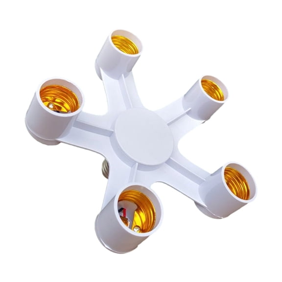 2/3/4/5/6/7 in 1 Light Bulb Socket Splitter, E26/E27 Compatible Expand Lighting