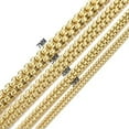 thumbnail image 1 of 2/3/4/5/7mm Fashion 316L Stainless Steel Rolo Link Chain Necklace for Women Men, 1 of 9