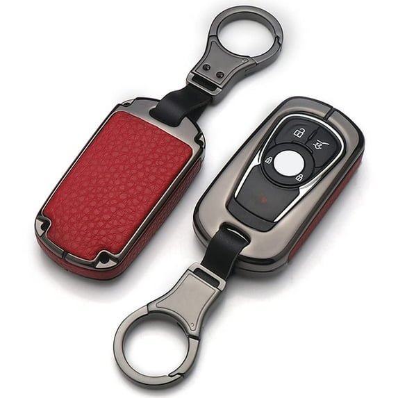 2 3 4 5 Buttons Key Fob Cover Fit for Buick Regal 2018 2019 Lacrosse Encore Envision Enclave GL8 Keyless Smart Key Protector Shell with Keyring
