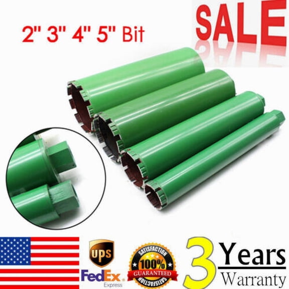 2'' /3'' /4''/ 5'' Set Wet Diamond Core Drill Bit Concrete Brick Drilling Bits