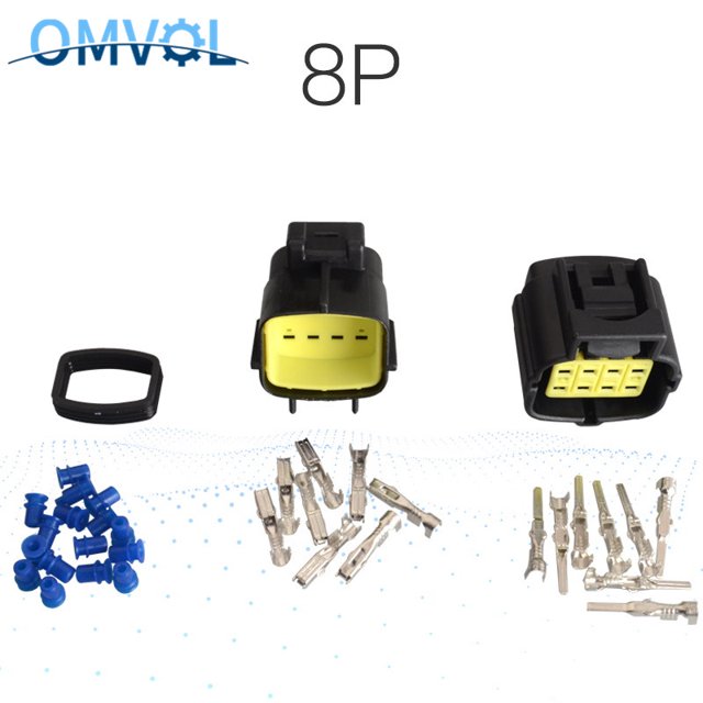 2/3/4/6/8/10/12/Pin Denso 1.8mm Waterproof Wire Connector Electrical