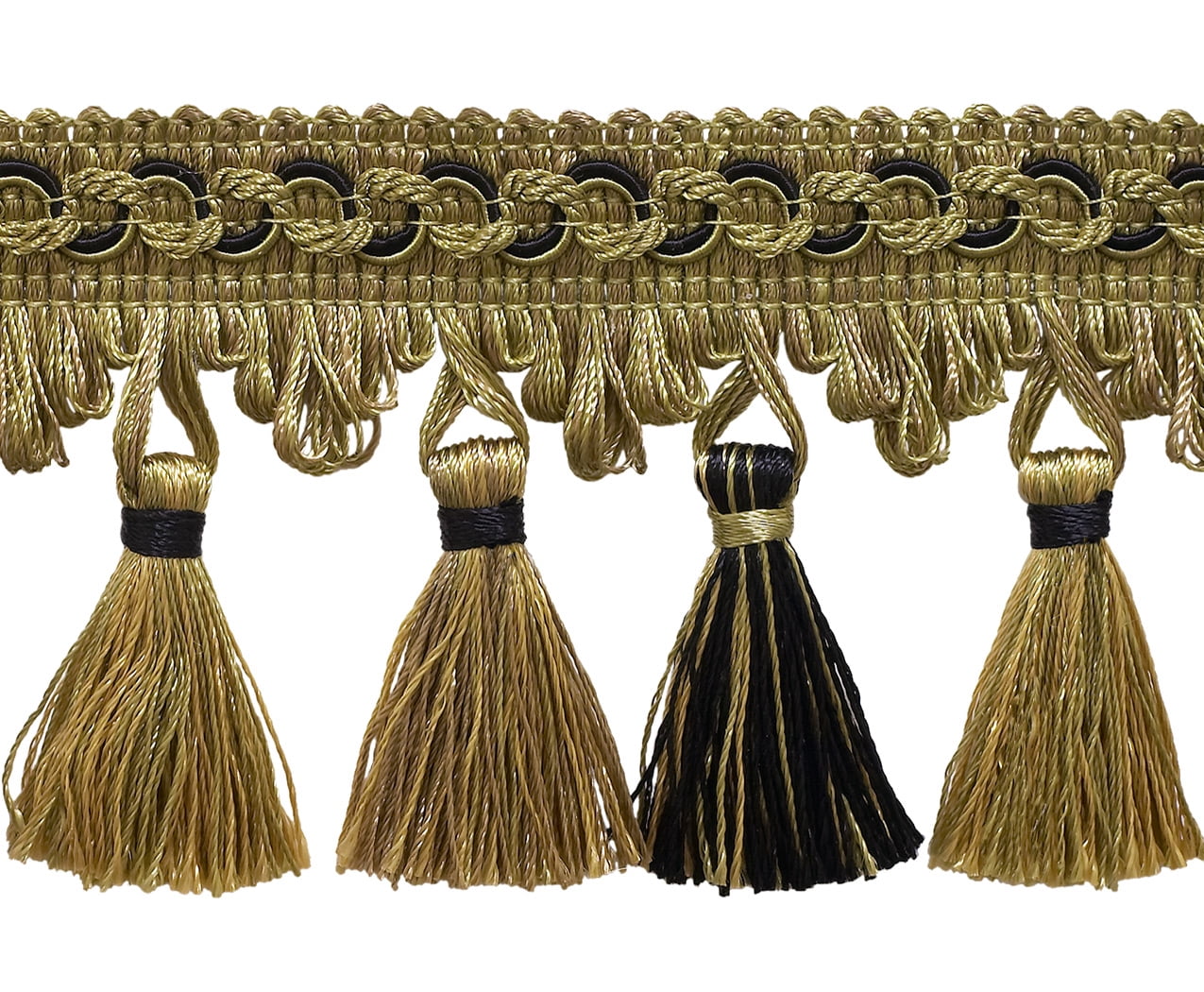 DÉCOPRO 9 Yard Value Pack of Gold Green Blue 1/2 inch Imperial IIGimp