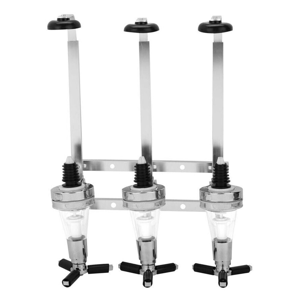 2/3/4 Bottle Wall Mounted Fixing Bracket Bottle Stand Wine Dispenser ...