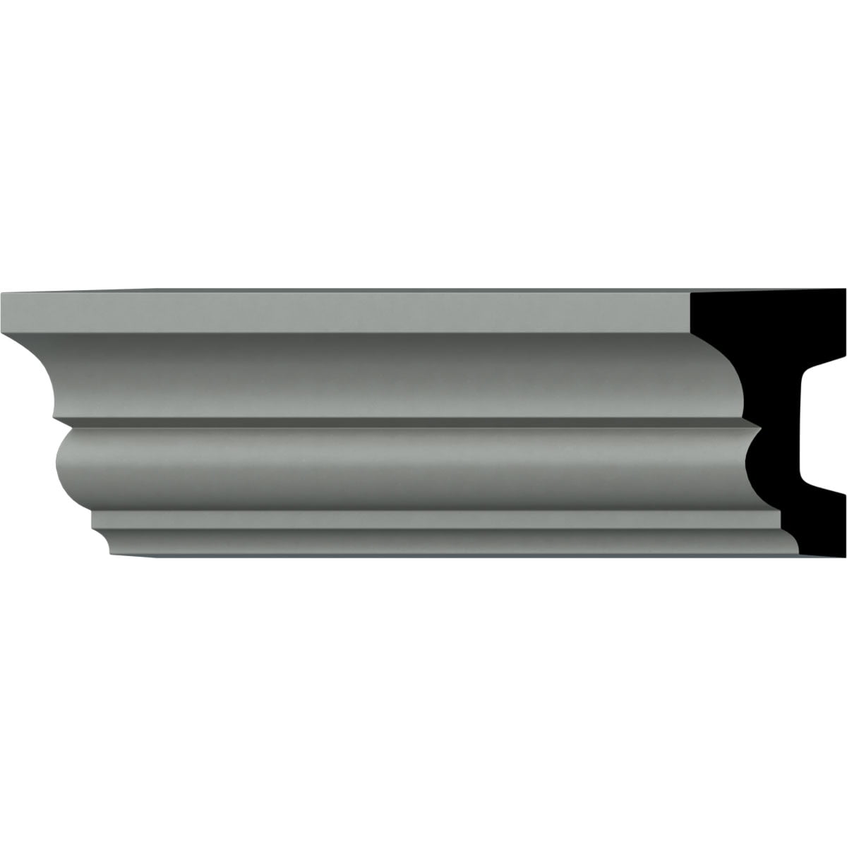 Primed White Polyurethane Classic Crown Panel Moulding