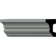 thumbnail image 1 of 2 3/4"H x 1 3/8"P x 94 1/2"L Classic Panel Moulding, 1 of 6
