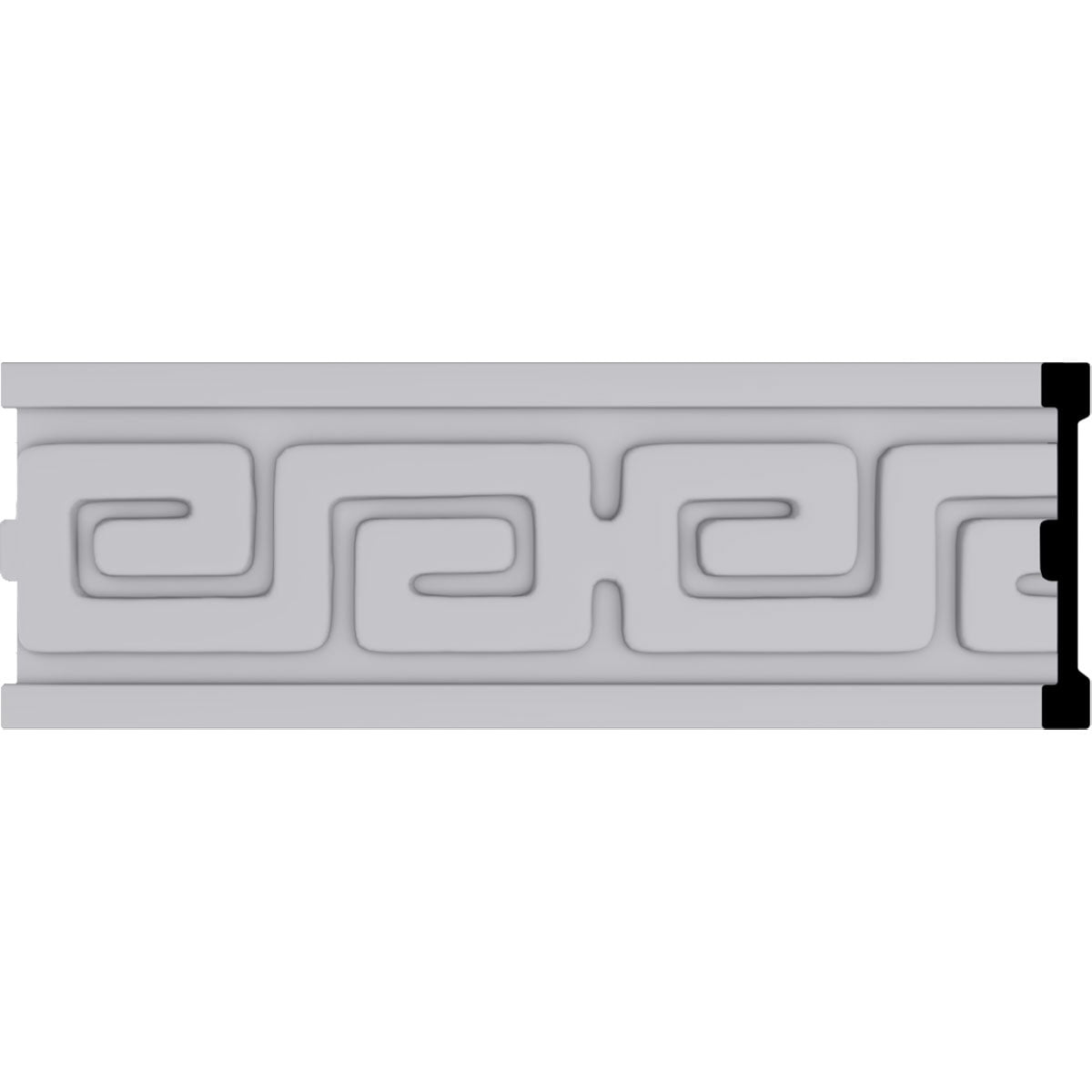 Eris Gray Polyurethane Decorative Crown Moulding Panel