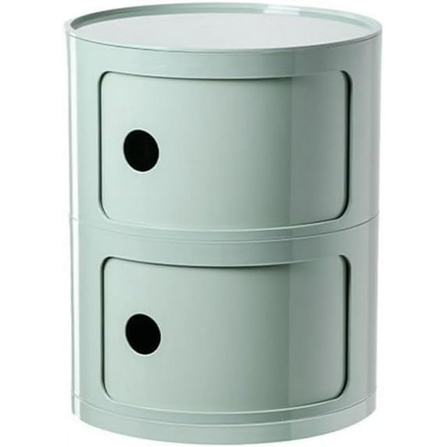 2/3/4 Tier Round Nightstand with Storage Modern Style Side Table Small