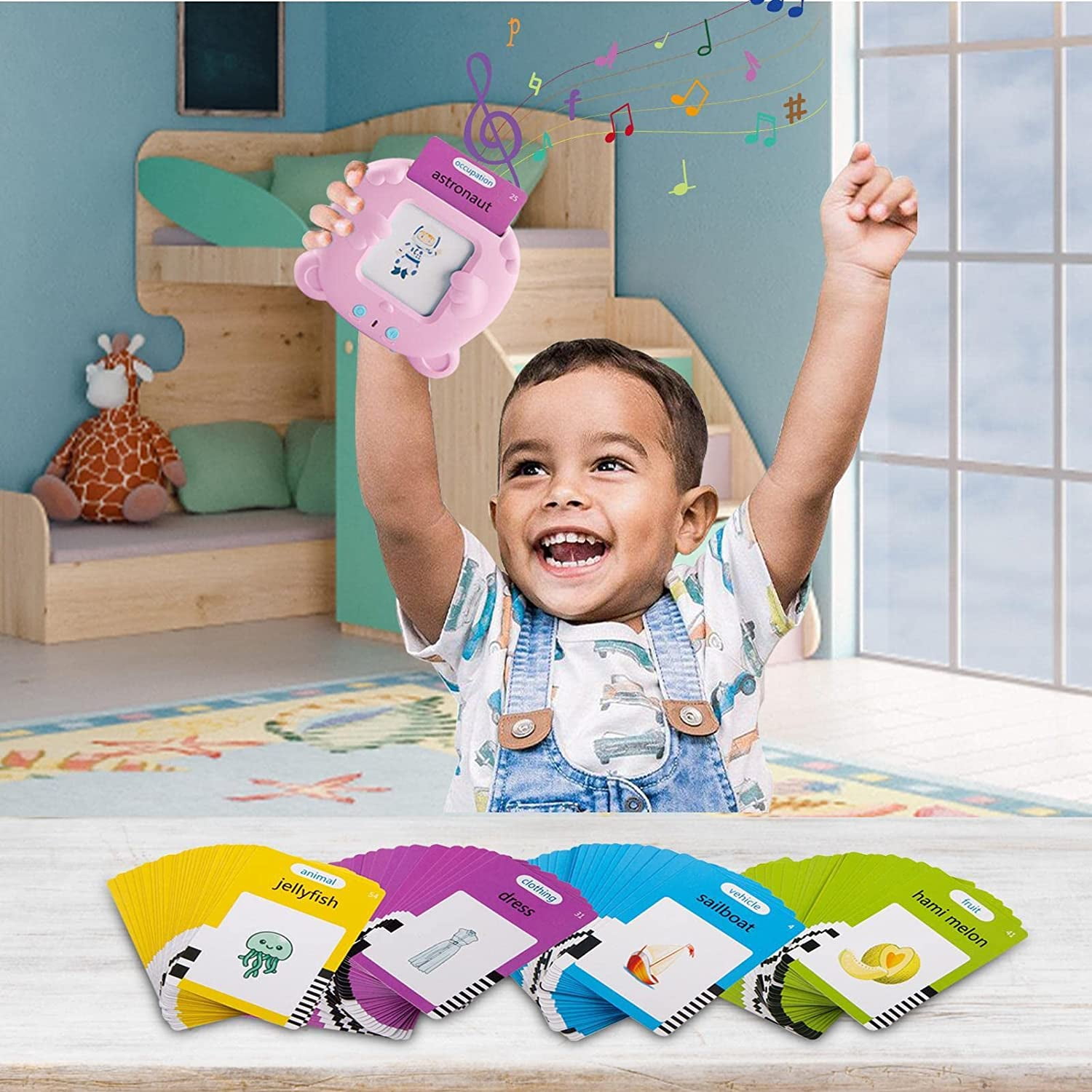 2 3 4 Years Old 255 Talking Baby Flash Cards, Learning Resource