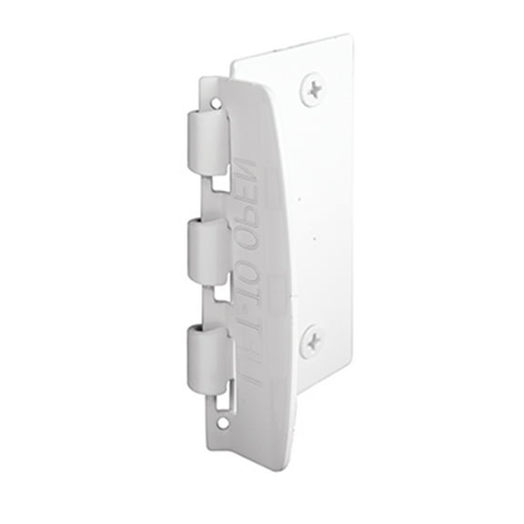 2-3/4 in. Door Lock Steel Painted White Flip-Action Door Lock