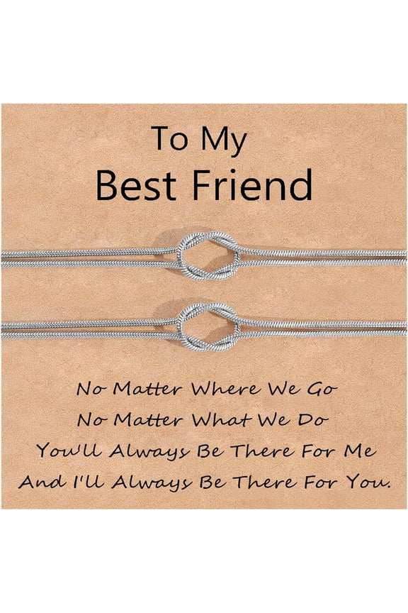 2 - 3 - 4PCS Friendship Bracelets, Love Knot Infinity Best Friend Friendship, Crystal, Style T6180