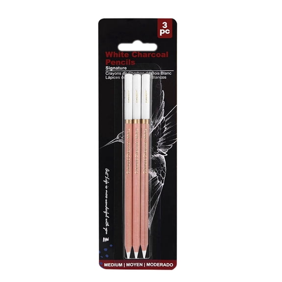 2/3/4x/Set White Charcoal Pencils Drawing Pencils Highlight Pencil Sketching Pencil for Drawing Sketching and Shading