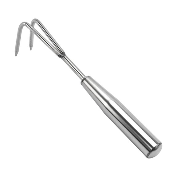 2/3/5/7 Tines Outdoor Rakes Tool With Curved Handle For Comfortable Use In Flower Beds Vegetable Patches And Sandy Areas