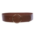 thumbnail image 1 of 2 3/8" (60 mm) Wide Ostrich Print High Waist Fashion Stretch belt, 1 of 2