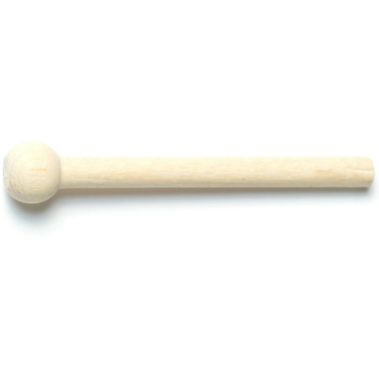 2 3 8 Birch Wood Tie Rack Pegs WPBW 026 10 pcs