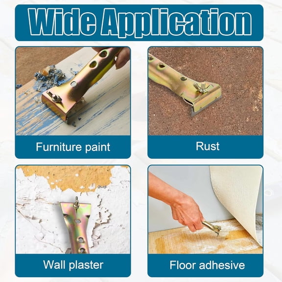 2-3/8" Carbide Scraper Paint Scraper Double-Edged Reversible Replacement Blade 10 Pack Fits Rust scraping, Removing Paint, wall, floor, Grout,$$Tools & Hardware Other