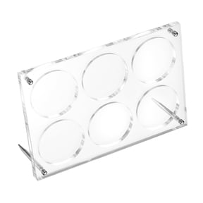 2.3" Acrylic Coin Display Frame 3D Floating Display Case Holder 6 Slots
