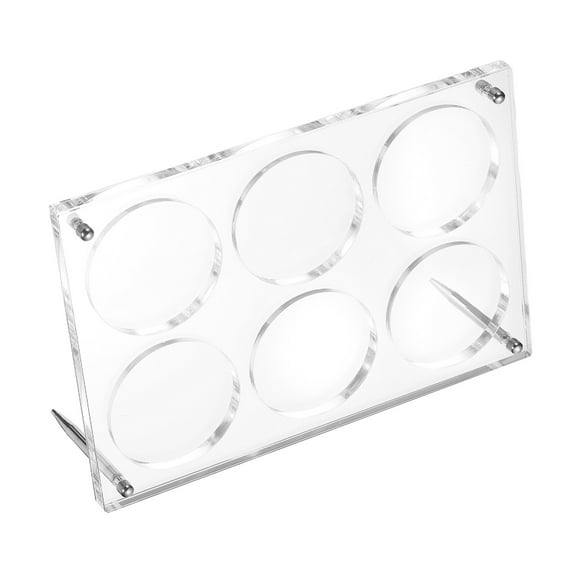 2.3" Acrylic Coin Display Frame 3D Floating Display Case Holder 6 Slots