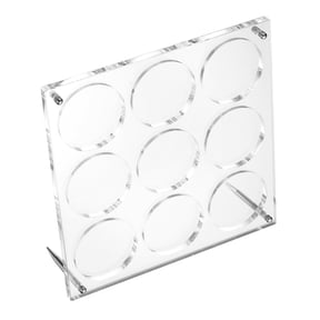 2.3" Acrylic Coin Display Frame 3D Floating Display Case Holder 9 Slots