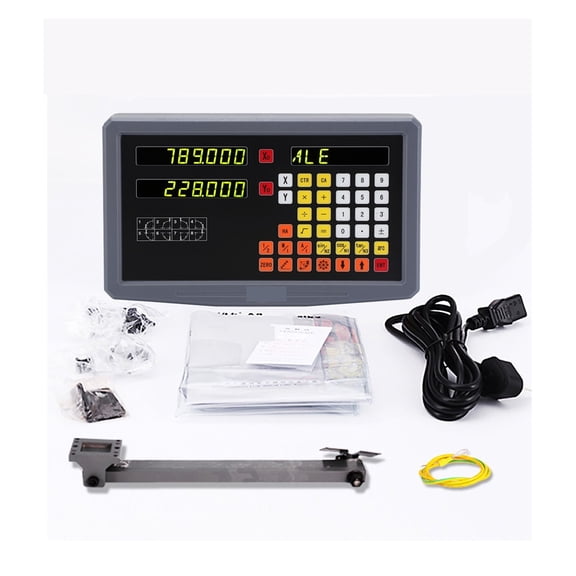 2/3 Axis DRO Set Digital Readout Kit With Grating Ruler Linear Scale Linear Encoder 5μ 20~1020mm For Lathe Milling