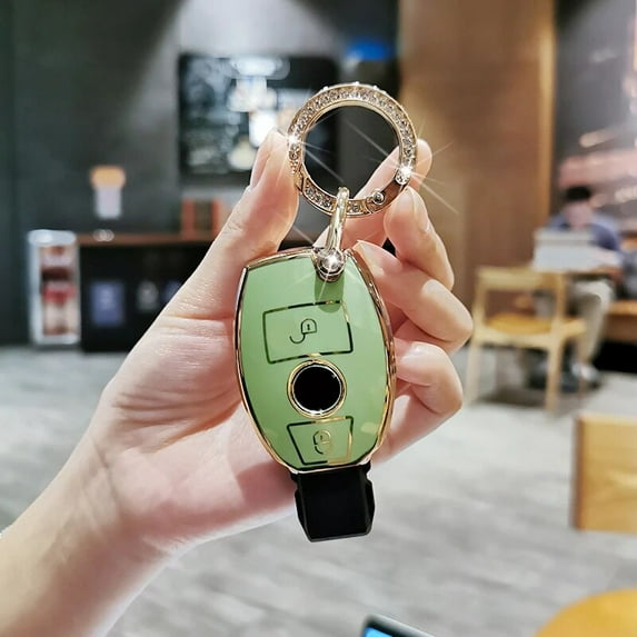 2/3 Button TPU Car Key Cover Case Fob Shell for For Mercedes Benz A B R G Class GLK GLA Cla A180 A200 A260 A AMG W204 W251 W463