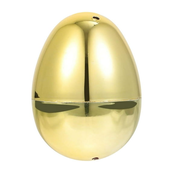 2.3'' Easter Eggs Fillable Plastic Golden Eggs,Fillable Shiny Golden-Metallic Plastic Easter Egg Empty for Easter-Hunt Hunt Games Party Favor Fillers Easter-Basket Stuffers for Party(Gold)