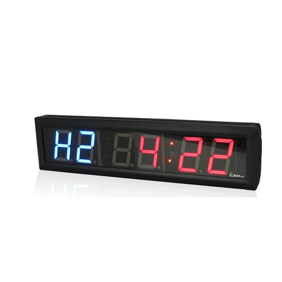 2.3'' Gym Timer LED Interval Timer Training And Rest Time Alternate Countdown Stopwatch