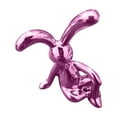 thumbnail image 1 of 2.3-Inch Modern Metallic Bunny Figurines - Shiny Sitting Rabbit Statues in Gold, Silver, Pink for Shelf, Table, Office, Living Room, Car Dashboard Decor, 1 of 9