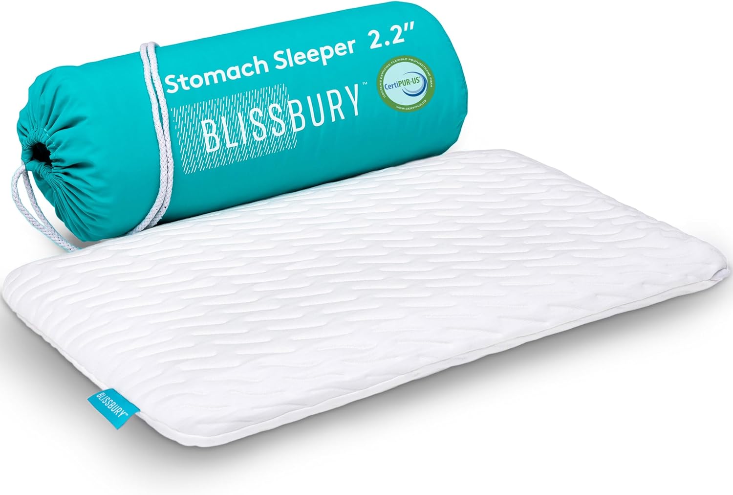 2.3 Inch Super Thin Pillow for Sleeping Premium Memory Foam Flat