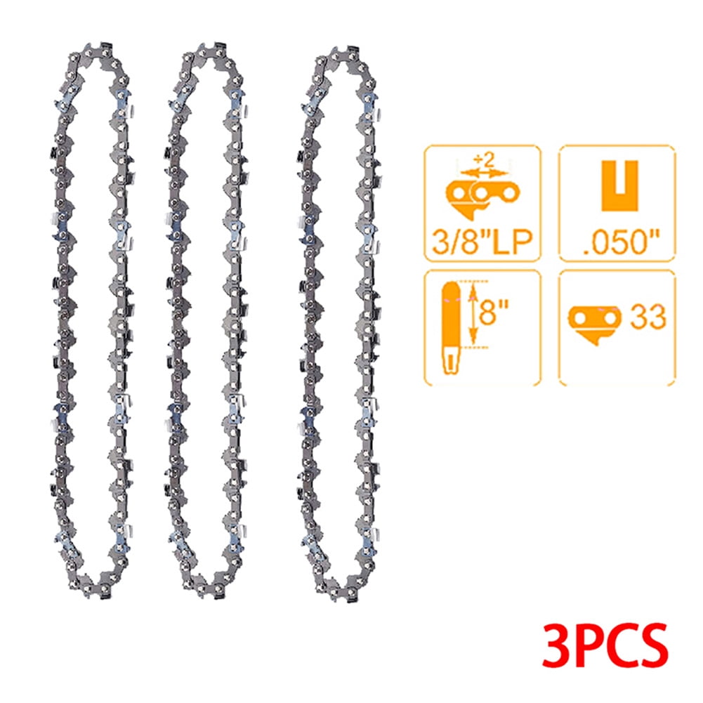 2/3 Pack 8 Inch Chainsaw Chain Blade Pole Saw Chains 33DL Drive Links ...