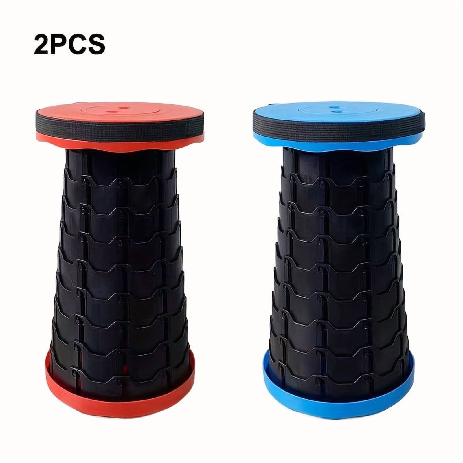 2/3-Pack Collapsible Folding Stools – Portable Telescoping Seats for ...