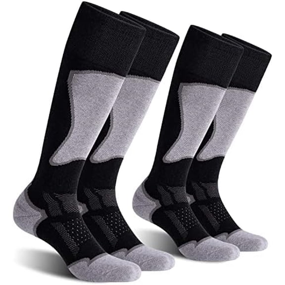 2/3 Pack Women's Wool Ski Socks for Skiing Snowboarding Warm Winter Thermal Socks