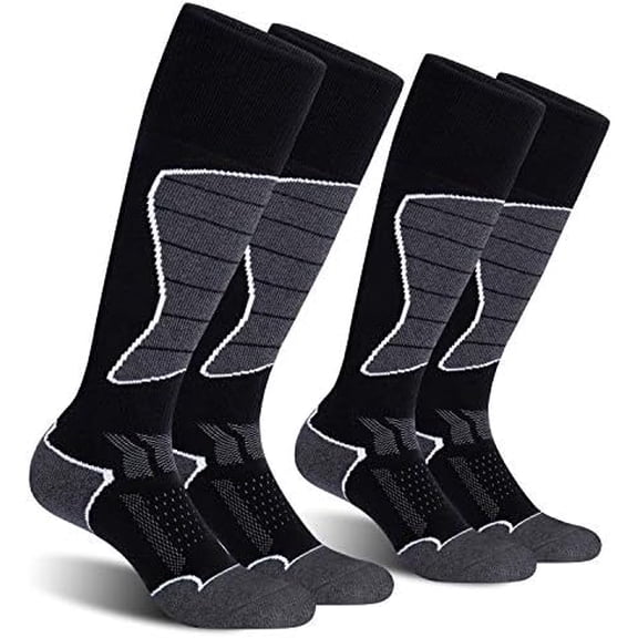 2/3 Pack Women's Wool Ski Socks for Skiing Snowboarding Warm Winter Thermal Socks