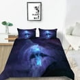 thumbnail image 1 of 2/3 Pcs Fashionable 3D Starry Sky Printed Bedding Cover Sets With Pillowcase Duvet Covers,Full (80"x90"), 1 of 5