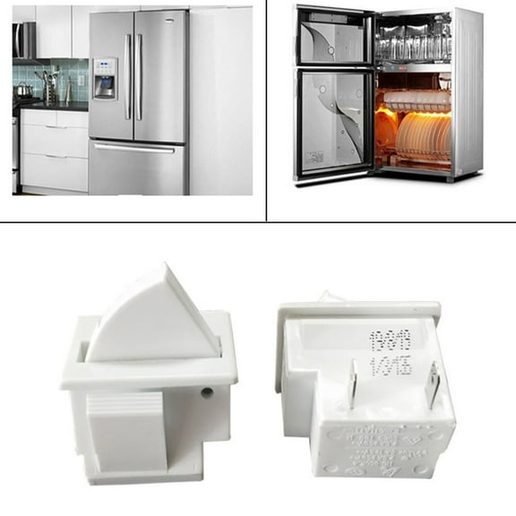 2/3 Pin Refrigerator Door Light Switch Ac 5A 250V Refrigerator Accessories 2 Normally Closed