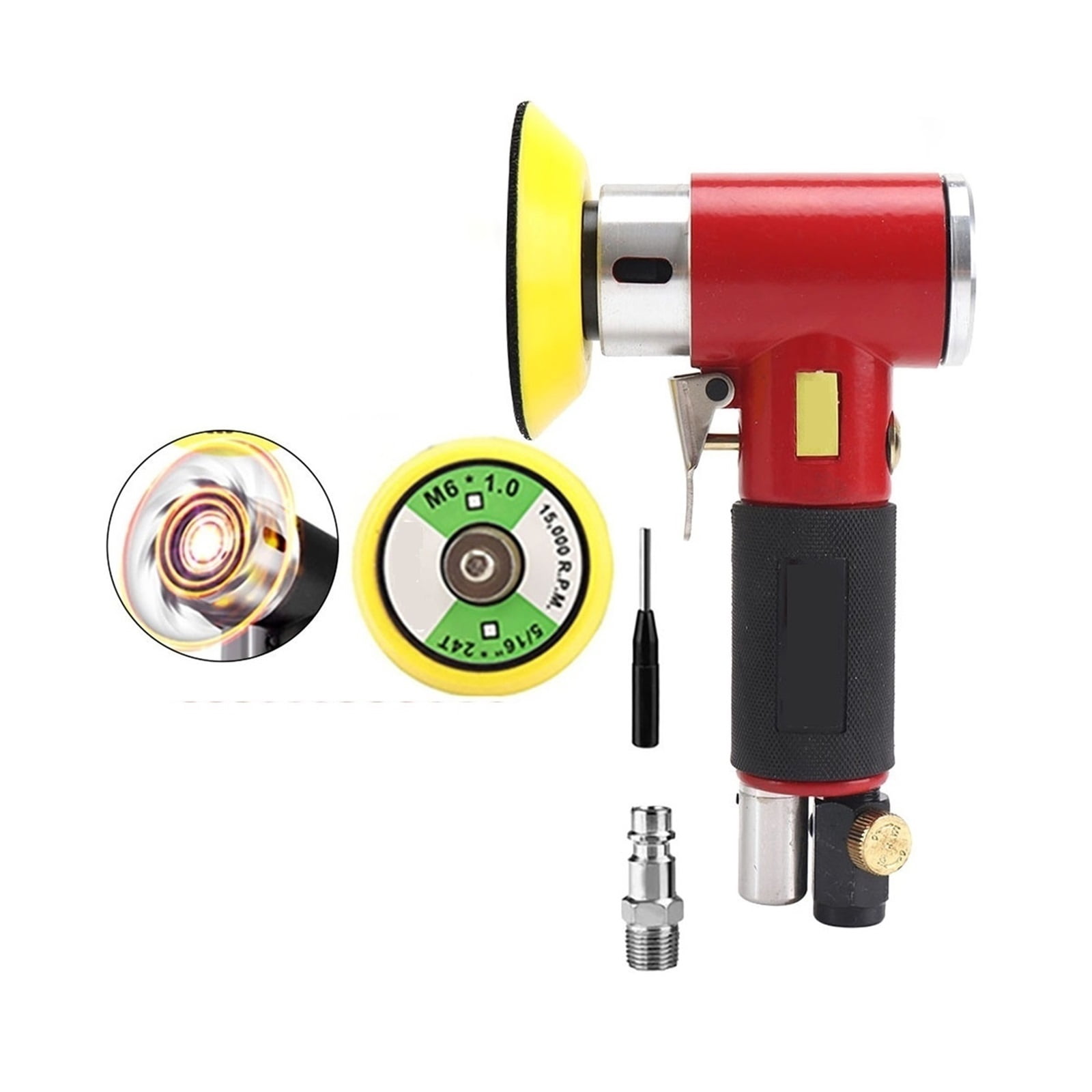 2"/3" Random Orbit Air Sander Mini Pneumatic Grinding Machine for Car Polishing High Speed Air Powered Sanding Polisher ,Widely Use