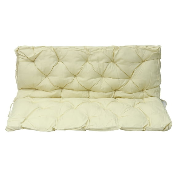 2/3 Seater Bench Swing Seat Cushion Garden Furniture Chair Pad Backrest Mat Garden Swing Bench Chair Cushion Pad,Patio Furniture Set Type