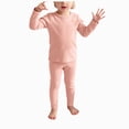 thumbnail image 1 of 2-3 Years Girls Pajama Set Toddler Baby Casual Home Clothes Set for Kids Fall Daily Pink, 1 of 5