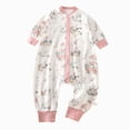 thumbnail image 1 of 2-3 Years Newborn Baby Proof Sleeping Bag For Infant Clothing With No Bones Split Leg Clothing For Crawling Light Pink, 1 of 5