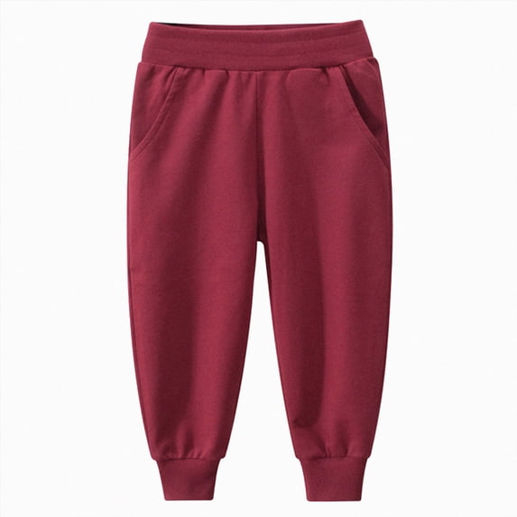 2-3 Years Toddler Pants,Lightweight Quick Dry Leisure Work Pants Sweatpants School Pants Fall Winter Pants Boys Cargo Joggers Pants 1T 2T 3T 4T 5T 6T 7T 8T Red Pants